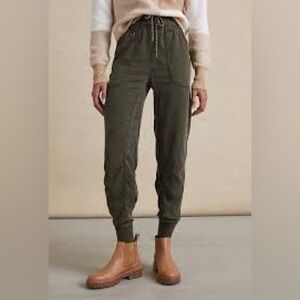 Anthropologie Pilcro ‘Mallory’ Relaxed Utility Joggers, Army Green, Size M, EUC
